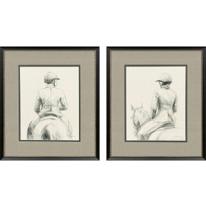 English Rider S/2 Framed Art