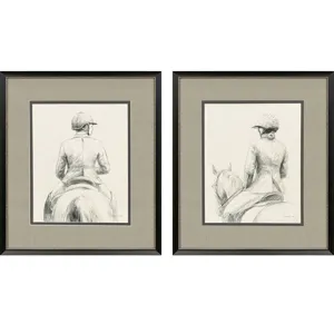 English Rider S/2 Framed Art