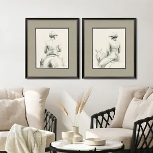 English Rider S/2 Framed Art