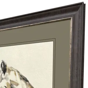 Equine Sketch Together Framed Art