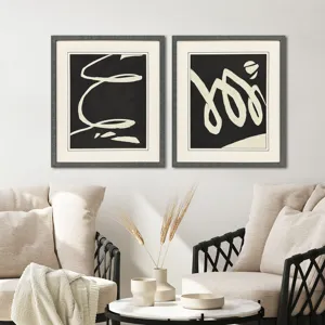 Neutral Spring II S/2 Framed Art