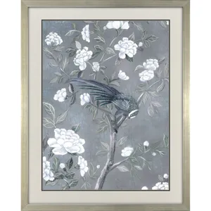 Birds and Blooms II Framed Art