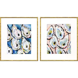 Oyster Shells S/2 Framed Art