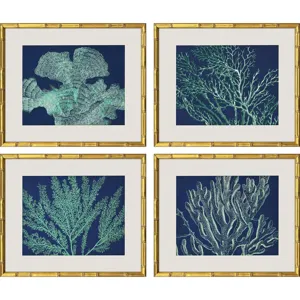 Sea Garden S/4 Framed Art