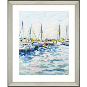 Marina at Dusk Framed Art