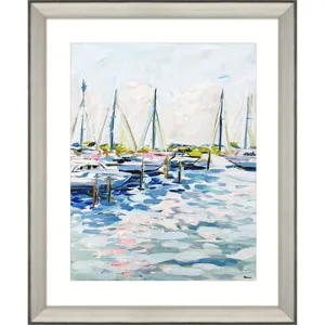 Marina at Dusk Framed Art