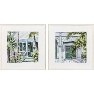 Palm House I S/2 Framed Art