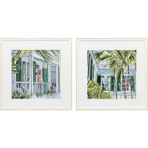 Palm House II S/2 Framed Art