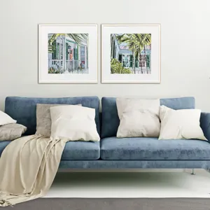 Palm House II S/2 Framed Art