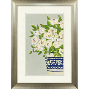 Floral Balance I Framed Art