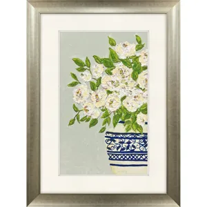Floral Balance I Framed Art
