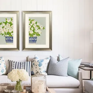 Floral Balance II Framed Art