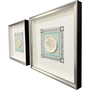 Coral Circles I S/2 Framed Art