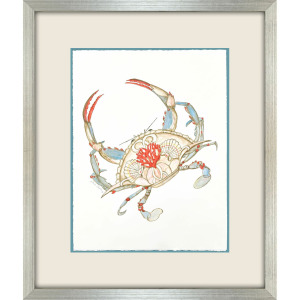 Crab Celebration II Framed Art