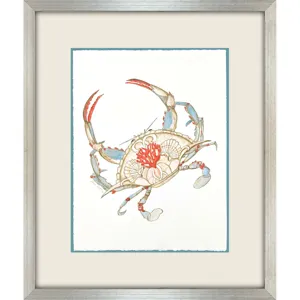 Crab Celebration II Framed Art