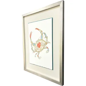 Crab Celebration II Framed Art
