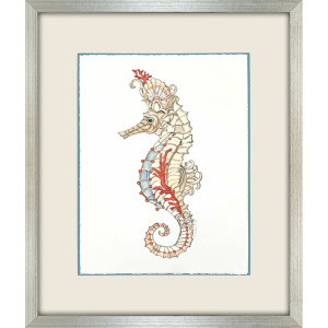 Seahorse Celebration II Framed Art