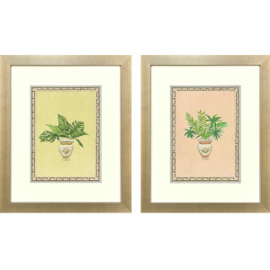 Grecian Vase Palm I S/2 Framed Art