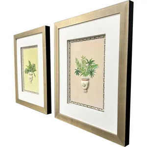Grecian Vase Palm I S/2 Framed Art
