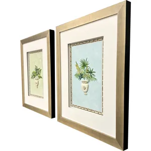 Grecian Vase Palm II S/2 Framed Art