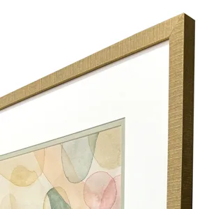 Pastel River Rock II Framed Art