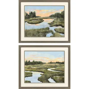 Low County Estuary S/2 Framed Art