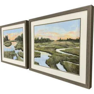 Low County Estuary S/2 Framed Art