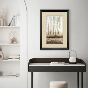 Woodland Shimmer Light I Framed Art