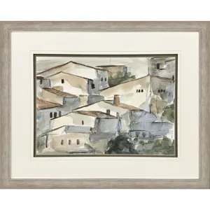 Mountainside Village II Framed Art