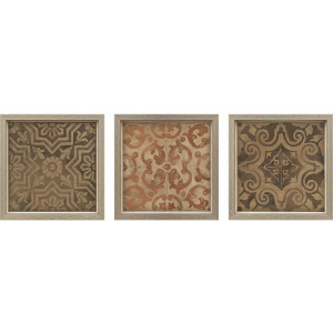 Wood Inlay I S/3 Framed Art