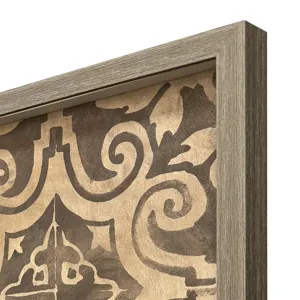 Wood Inlay I S/3 Framed Art