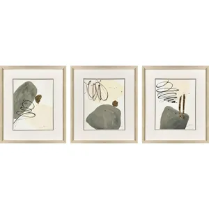 Rock Garden S/3 Framed Art
