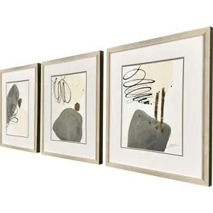 Rock Garden S/3 Framed Art