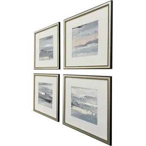 Splendid Blues S/4 Framed Art