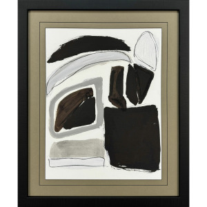 Graphic Shape Shift I Framed Art