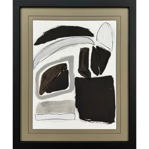 Graphic Shape Shift I Framed Art