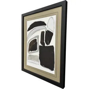 Graphic Shape Shift I Framed Art
