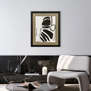 Graphic Shape Shift II Framed Art