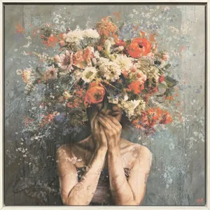 Flower Face Canvas