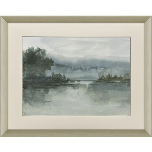 Lake at Twilight I Framed Art