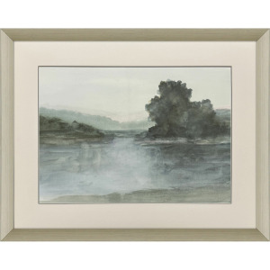 Lake at Twilight II Framed Art