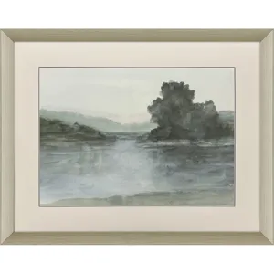 Lake at Twilight II Framed Art