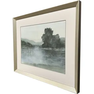 Lake at Twilight II Framed Art