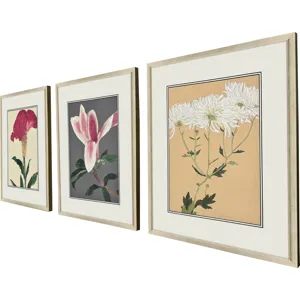 Enchanted Blooms I S/3 Framed Art
