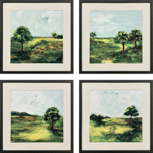 Verdant View S/4 Framed Art