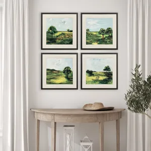 Verdant View S/4 Framed Art