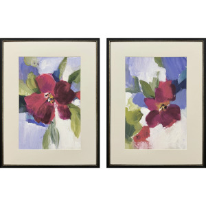 Modern Fleur S/2 Framed Art