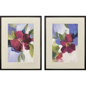 Modern Fleur S/2 Framed Art