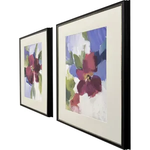 Modern Fleur S/2 Framed Art