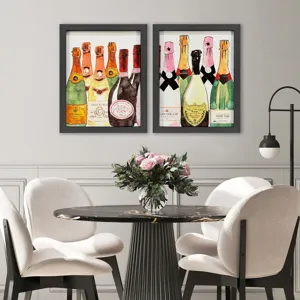 Bubbly S/2 Framed Art